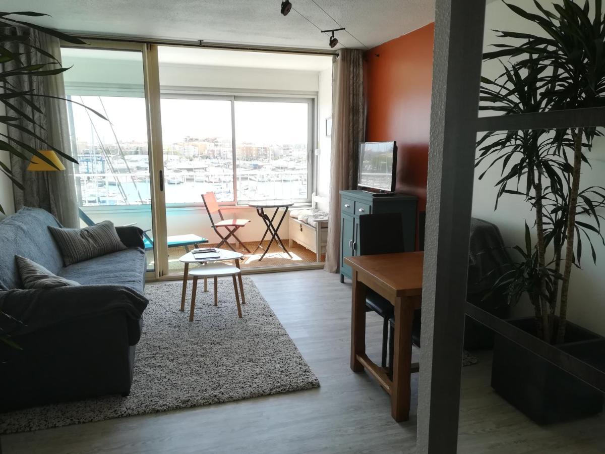 Studio Cabine Vue Port Avec Parking Prive, Piscine, Parc, Boulodrome 阿格德 外观 照片